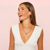 Freya Gold Green Droplet Statement Stud Earrings