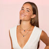 Florence Gold Blue Star Stacking Necklace
