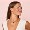 Kezia Gold Blue Star Stacking Necklace