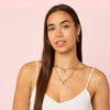 Florence Gold Turquoise Star Stacking Necklace