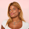 Florence Silver Turquoise Star Stacking Necklace