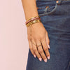 Faye Gold Pink Organic Ring