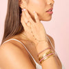 Madeleine Gold Pink Hand Chain
