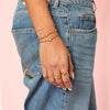 Maia Gold Crystal Star Bracelet