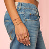 Maia Gold Pink Star Bracelet