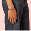 Maia Silver Blue Star Bracelet
