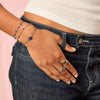 Maia Silver Blue Star Bracelet
