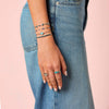 Maia Silver Turquoise Star Bracelet