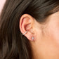 Cosima Star Stud Earrings Silver & Crystal