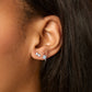 Cosima Star Stud Earrings Silver & Turqouise