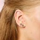 Cosima Star Stud Earrings Gold & Blue