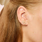 Cosima Star Stud Earrings Gold & Crystal