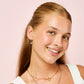 Cosima Crystal Gold Star Huggie Earrings