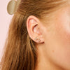 Cosima Star Stud Earrings Gold & Pink