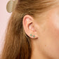 Cosima Star Stud Earrings Gold & Turqouise