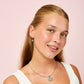 Cosima Crystal Silver Star Huggie Earrings