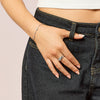 The Beatrice Crystal Silver Bracelet