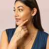 Kareena Blue Silver Hand Chain