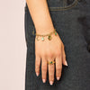 Daisy Green Gold Charm Bracelet