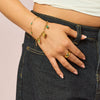 The Beatrice Green Gold Bracelet
