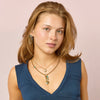 Megan Turqouise Gold Heart Pendant Necklace