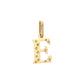 E Minnie Letter Star Necklace Charm