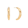 Skye Pink Chunky Half-Hoop Earrings