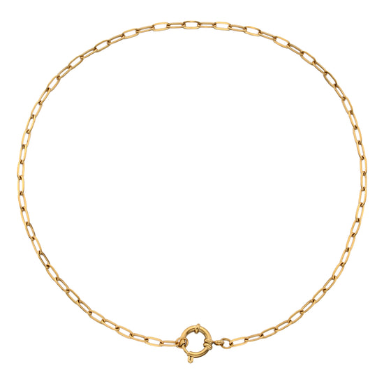 Eleanor Gold Charm Necklace Chain 41cm