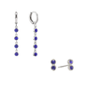 The Ellica & Molly Set – Silver & Blue