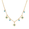 Eloise Gold Turquoise Star Necklace
