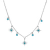 Eloise Silver Turquoise Star Necklace