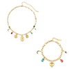 The Etalie & Daisy Set - Gold & Rainbow