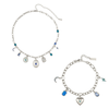 The Etalie & Daisy Set - Silver & Blue