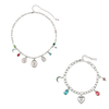 The Etalie & Daisy Set - Silver & Rainbow