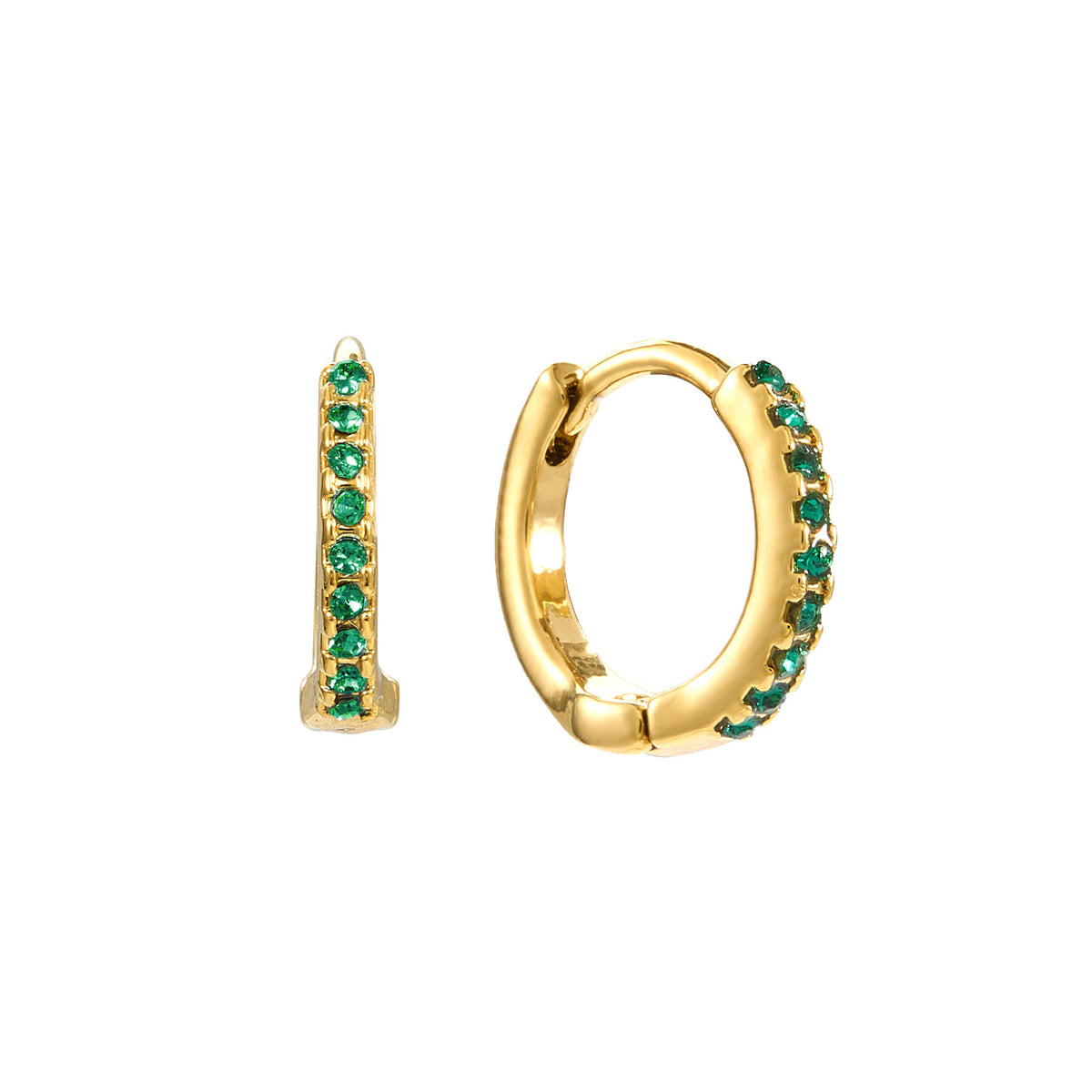 Evie Gold Huggie Earrings
