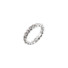 Faye Silver Crystal Organic Ring