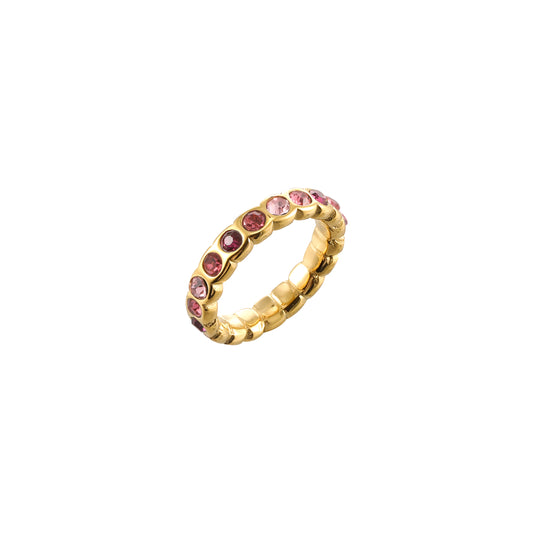Faye Gold Pink Organic Ring