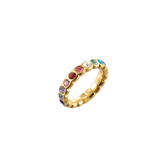 Faye Gold Rainbow Organic Ring
