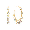 The Faiza Hoops & Ivy Belly Chain Set – Gold & Crystal