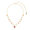 Florence Gold Pink Star Stacking Necklace
