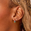 Francesca Gold Pink Stud Earrings