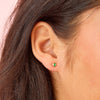 Francesca Stud Earrings Gold & Green