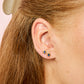 Francesca Stud Earrings Gold & Blue