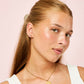 Francesca Stud Earrings Gold & Pink