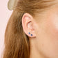 Francesca Stud Earrings Silver & Blue