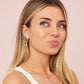 Millie Gold Turquoise Chunky Ear Cuff & Droplet Chain