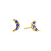 Harriet Stud Earrings Gold & Blue