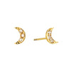 Harriet Stud Earrings Gold & Crystal