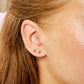 Harriet Stud Earrings Gold & Green