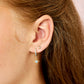 Harriet Stud Earrings Gold & Turqouise